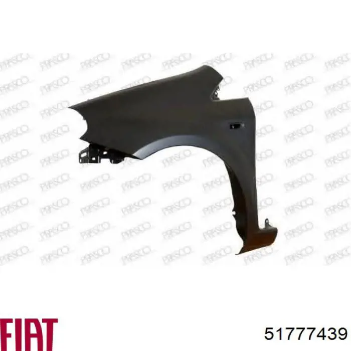 Ліве переднє крило Fiat/Alfa/Lancia 51777439 ціна, від 66.36 USD