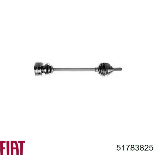 Піввісь передня, права Fiat/Alfa/Lancia 51783825 ціна, від 141.53 USD