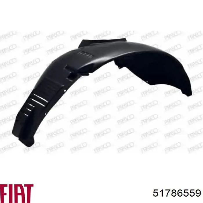 Підкрилок переднього крила, лівий Fiat/Alfa/Lancia 51786559 ціна, від 16.11 USD