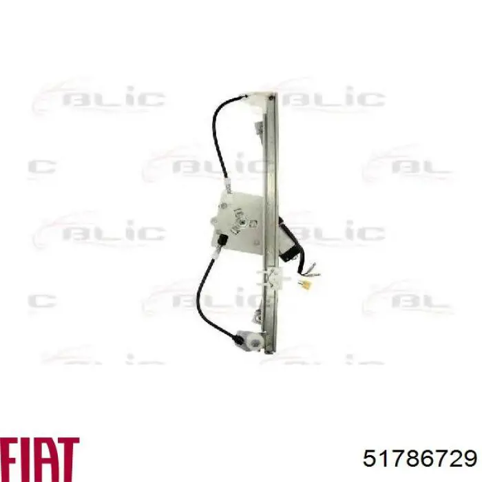 Склопідйомник з електродвигуном Fiat/Alfa/Lancia 51786729 ціна, від 42.90 USD