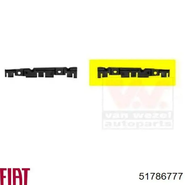 Кріплення бампера Fiat/Alfa/Lancia 52054127 ціна, від 7.05 USD