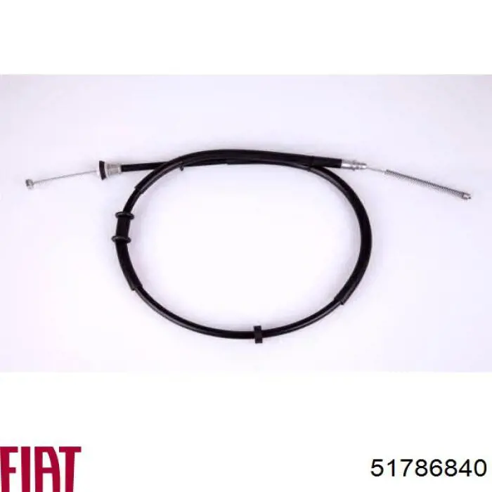 Трос стоянкового гальма задній лівий Fiat/Alfa/Lancia 51786840 ціна, від 15.80 USD