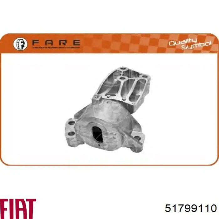 Подушка (опора) двигуна, права 51799110 Fiat/Alfa/Lancia