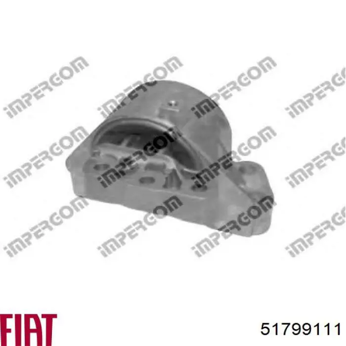 Подушка (опора) двигуна, права 51799111 Fiat/Alfa/Lancia