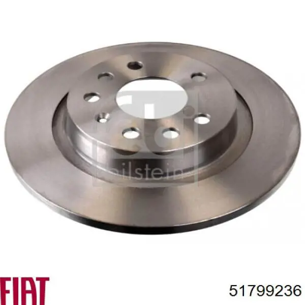 Купити 51799236 Fiat/Alfa/Lancia Диск заднього гальма