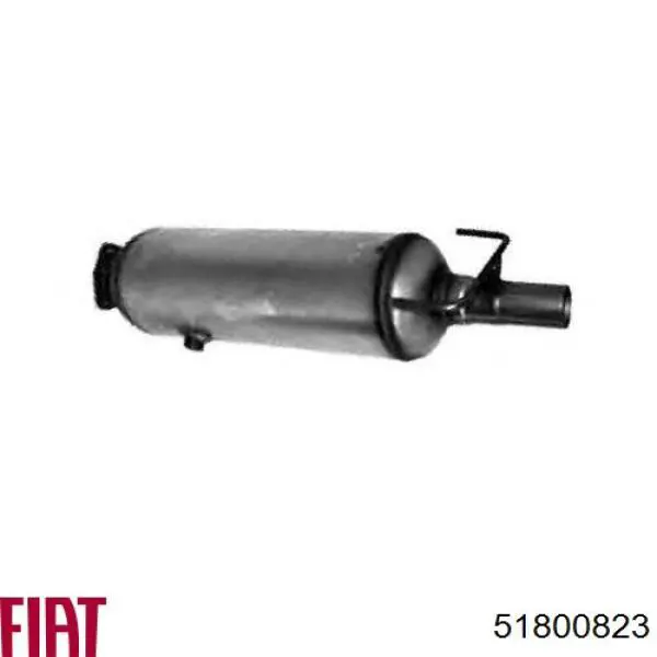 Фільтр системи відпрацьованих газів Fiat Doblo (119) (Фіат Добло)