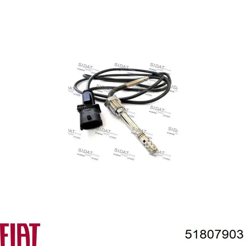 Купити 51807903 Fiat/Alfa/Lancia Датчик температури відпрацьованих газів (ВГ), перед фільтром сажі