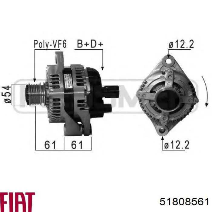  51808561 Fiat/Alfa/Lancia