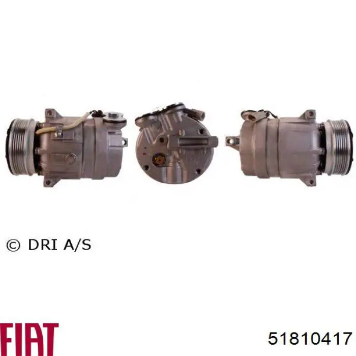 Компресор кондиціонера 71793458 Fiat/Alfa/Lancia