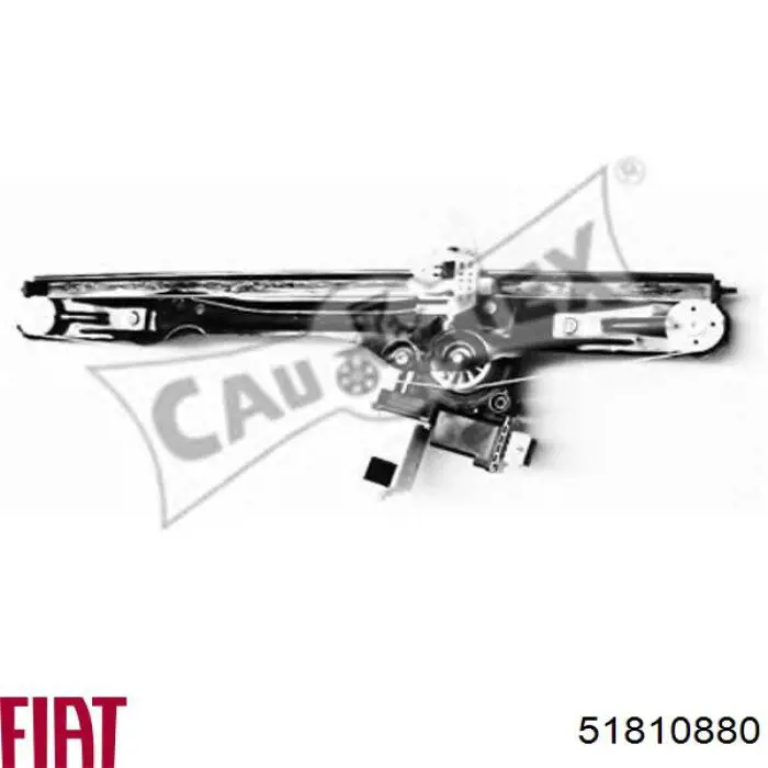Склопідйомник передньої лівої двері 51810880 Fiat/Alfa/Lancia