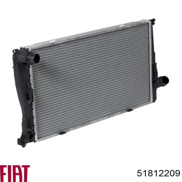 Купити 51812209 Fiat/Alfa/Lancia Радіатор двигуна