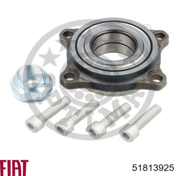 Комплект підшипник маточини передньої Fiat/Alfa/Lancia 51813925 ціна, від 38.15 USD