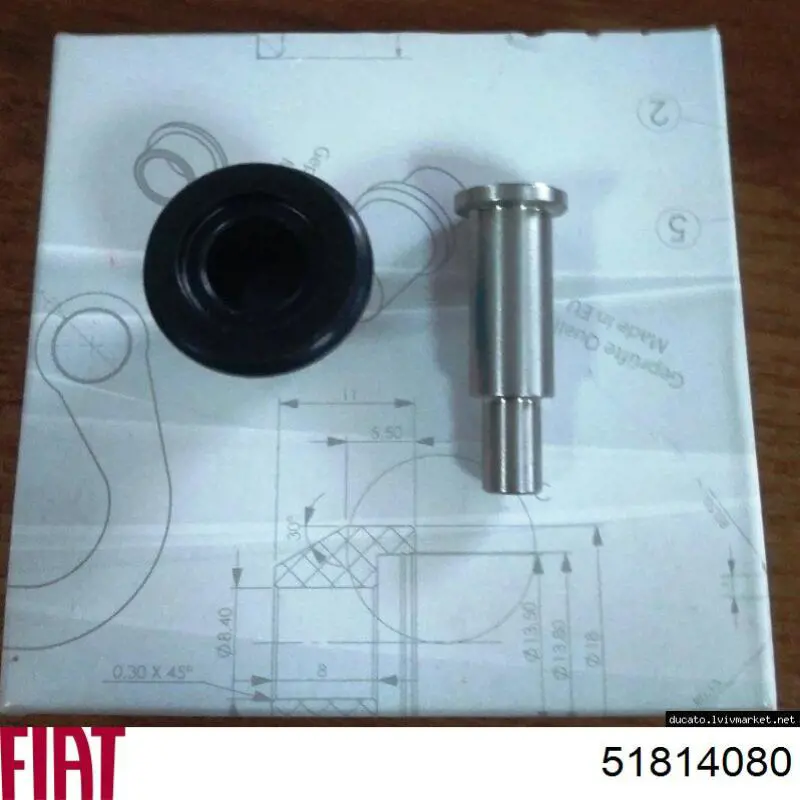 Ролик двері бічної/зсувної, правий верхній Autotechteile 5051656 ціна, від 11.29 USD