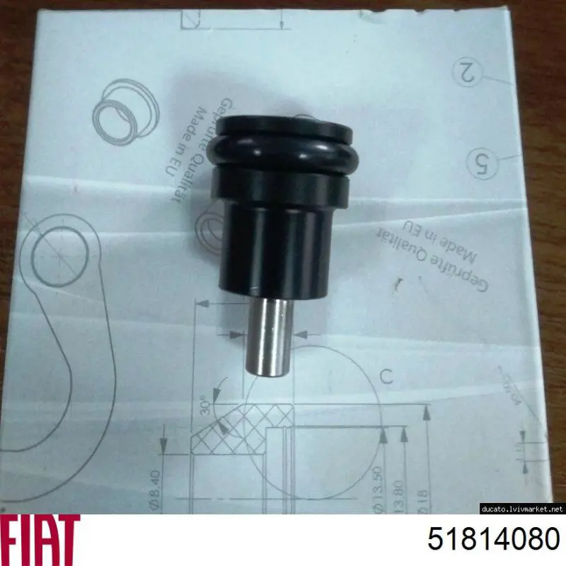5051656 Autotechteile Ролик двері бічної/зсувної, правий верхній