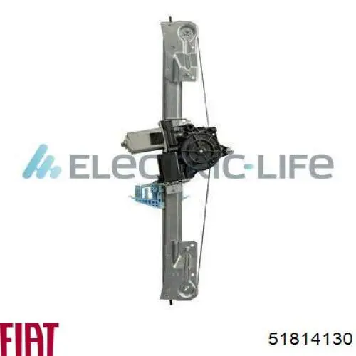 Механізм склопідйомника двері задньої, правої Fiat/Alfa/Lancia 51814130 ціна, від 21.69 USD
