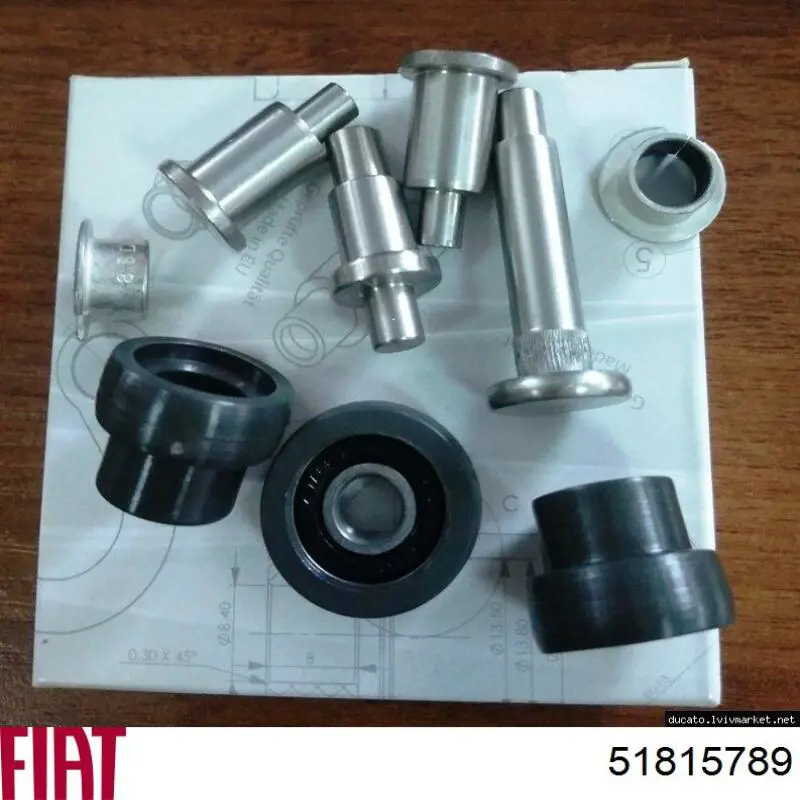 Ролик двері бічної/зсувної, правий нижній Autotechteile 5051720 ціна, від 22.60 USD