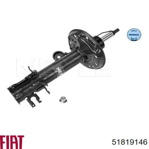 Амортизатор передній, правий 51819146 Fiat/Alfa/Lancia
