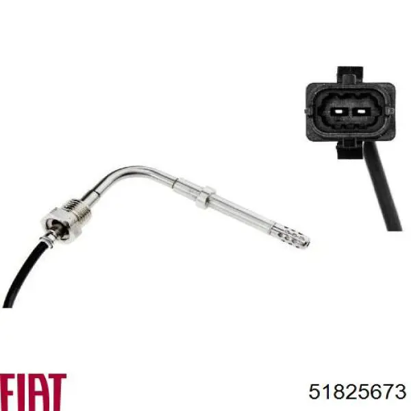 Купити 51825673 Fiat/Alfa/Lancia Датчик температури відпрацьованих газів (ВГ), перед фільтром сажі