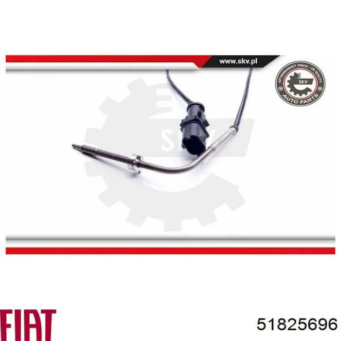 51825696 Fiat/Alfa/Lancia Датчик температури відпрацьованих газів (ВГ), до каталізатора