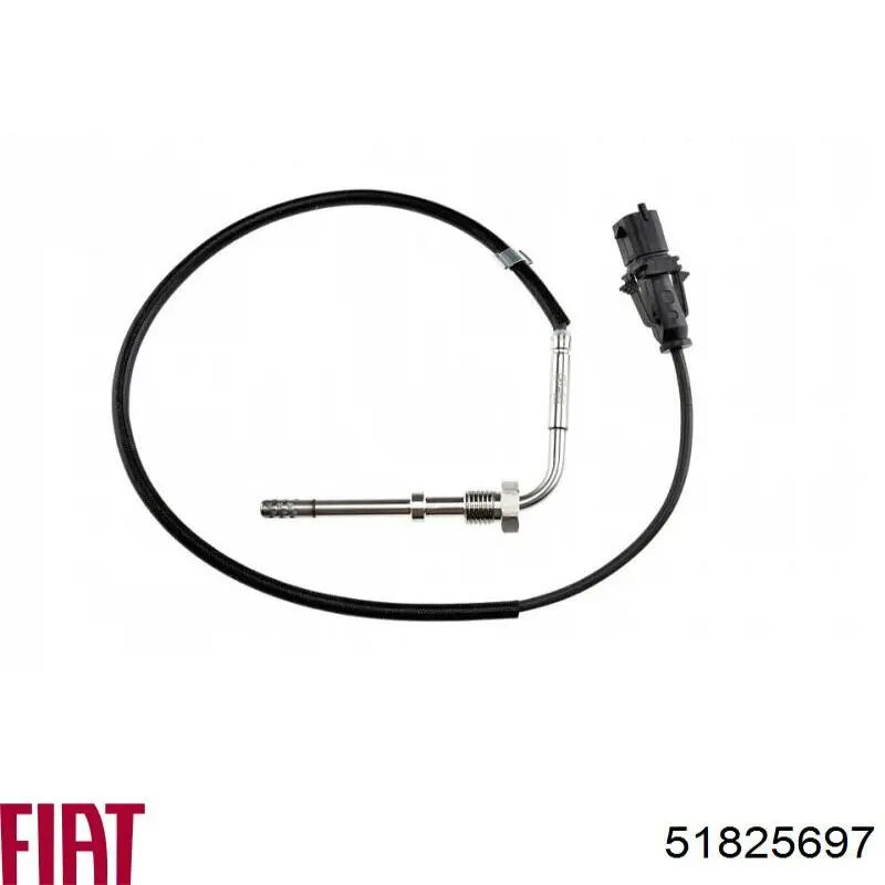 51825697 Fiat/Alfa/Lancia Датчик температури відпрацьованих газів (ВГ), після фільтр сажі