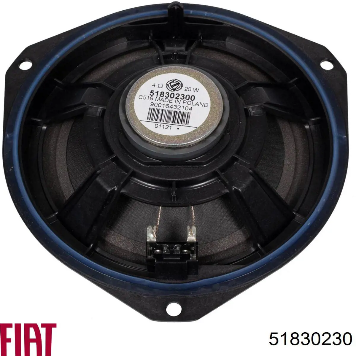 Динамік передньої двері Fiat/Alfa/Lancia 51830230 ціна, від 11.52 USD