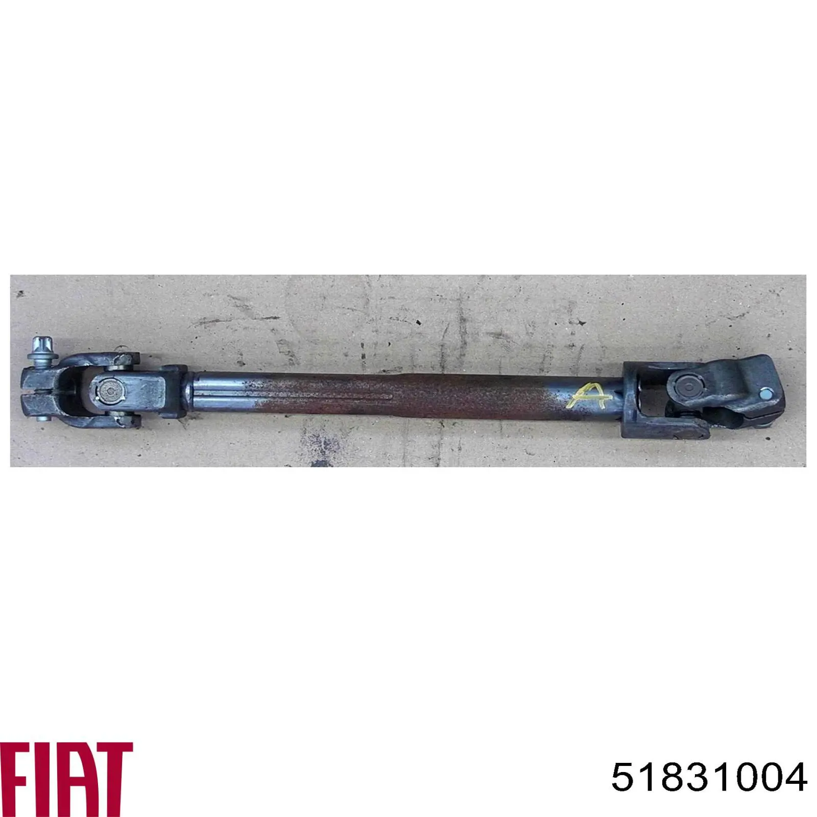 Вал рульової колонки, нижній Fiat/Alfa/Lancia 51831004 ціна, від 50.79 USD