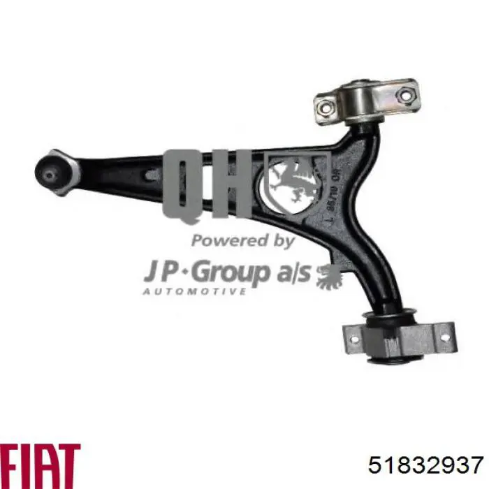 Важіль передній лівий Fiat/Alfa/Lancia 51832937 ціна, від 67.82 USD
