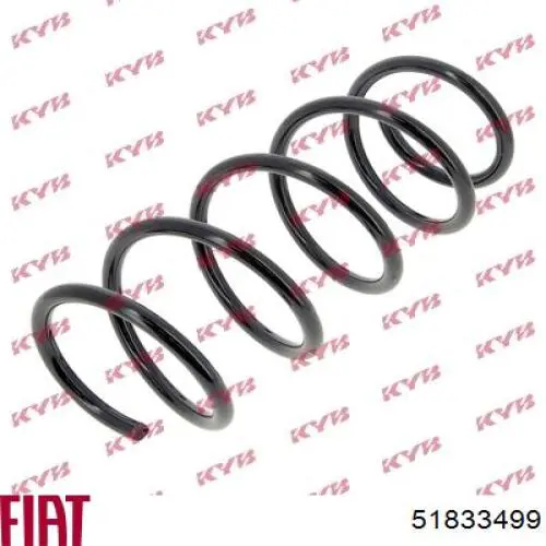 51833499 Fiat/Alfa/Lancia Пружина амортизатора передняя