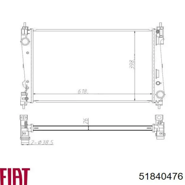  51840476 Fiat/Alfa/Lancia