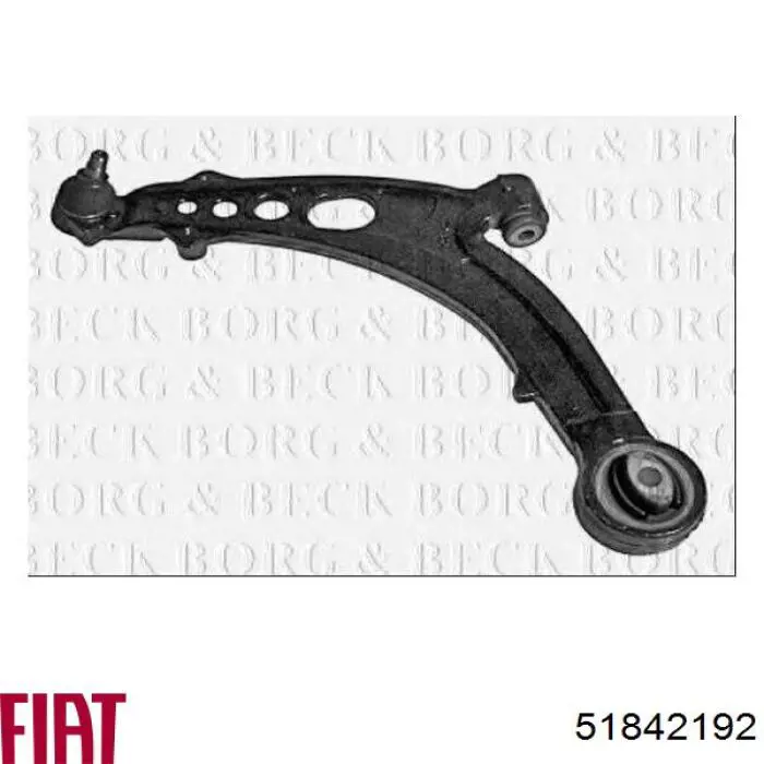 Важіль передній лівий Fiat/Alfa/Lancia 51842192 ціна, від 45.75 USD