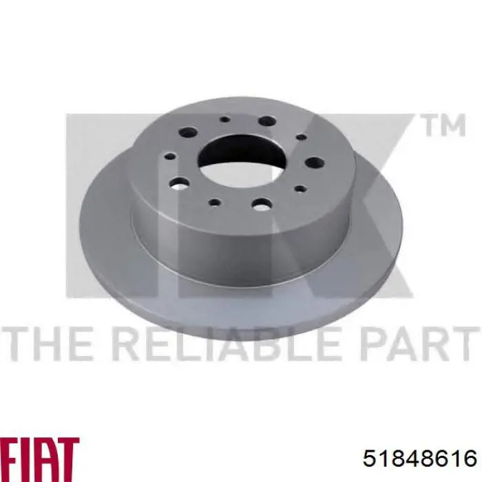 Задні дискові гальма Fiat/Alfa/Lancia 51848616 ціна, від 54.72 USD