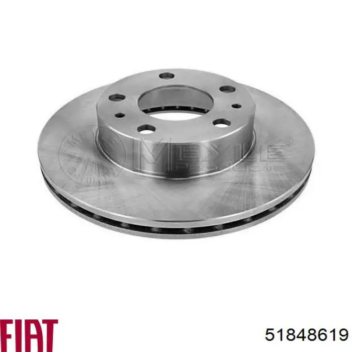 Диск гальмівний передній Fiat/Alfa/Lancia 51848619