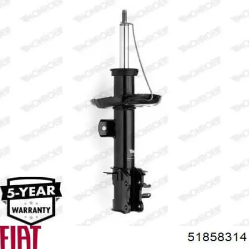 Амортизатор передній, правий Fiat/Alfa/Lancia 51858314 ціна, від 45.66 USD