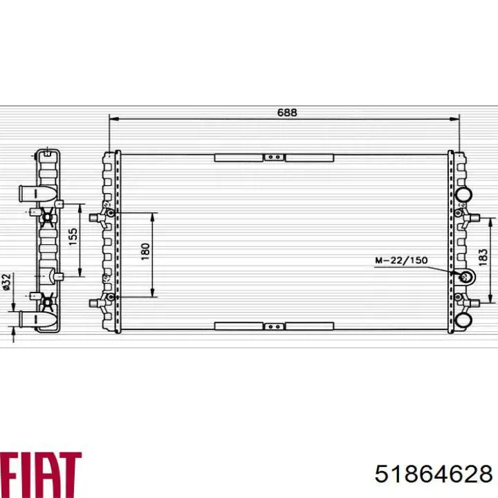  51864628 Fiat/Alfa/Lancia