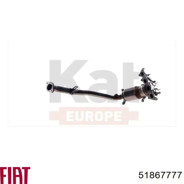 Купити 51867777 Fiat/Alfa/Lancia Перетворювач відпрацьованих газів