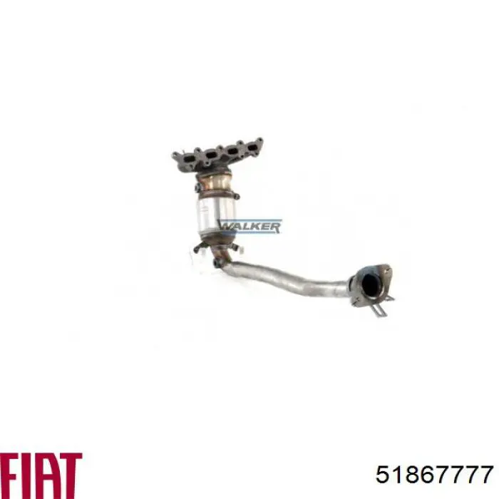 51867777 Fiat/Alfa/Lancia Каталітичний нейтралізатор відпрацьованих газів