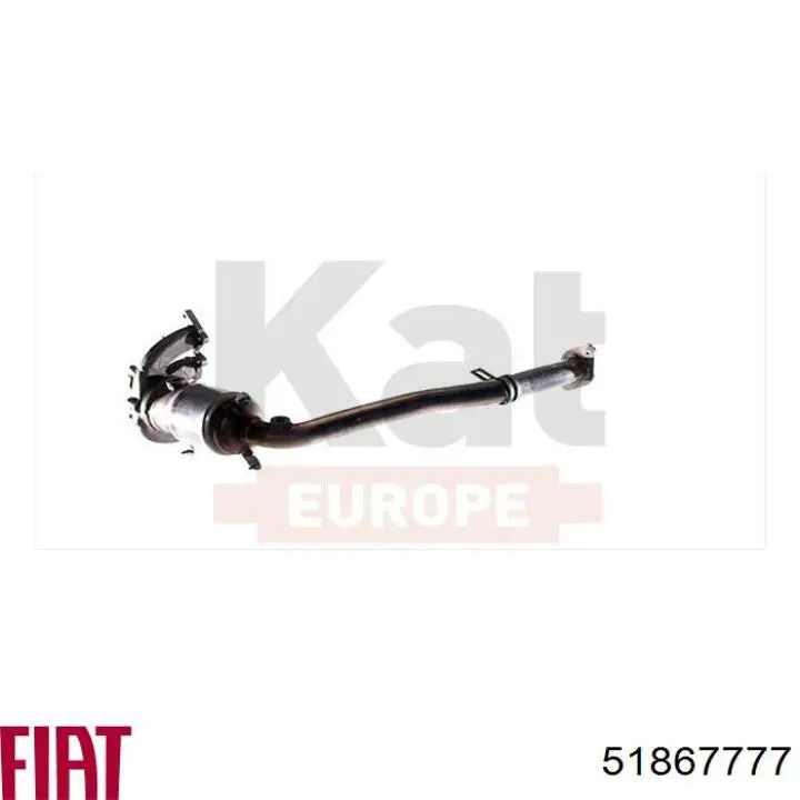Конвертор-каталізатор (каталітичний нейтралізатор) Fiat/Alfa/Lancia 51867777 ціна, від 469.67 USD