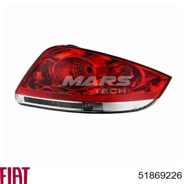 Ліхтар задній лівий 51869226 Fiat/Alfa/Lancia