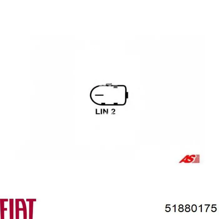 Купити 51880175 Fiat/Alfa/Lancia Генератор