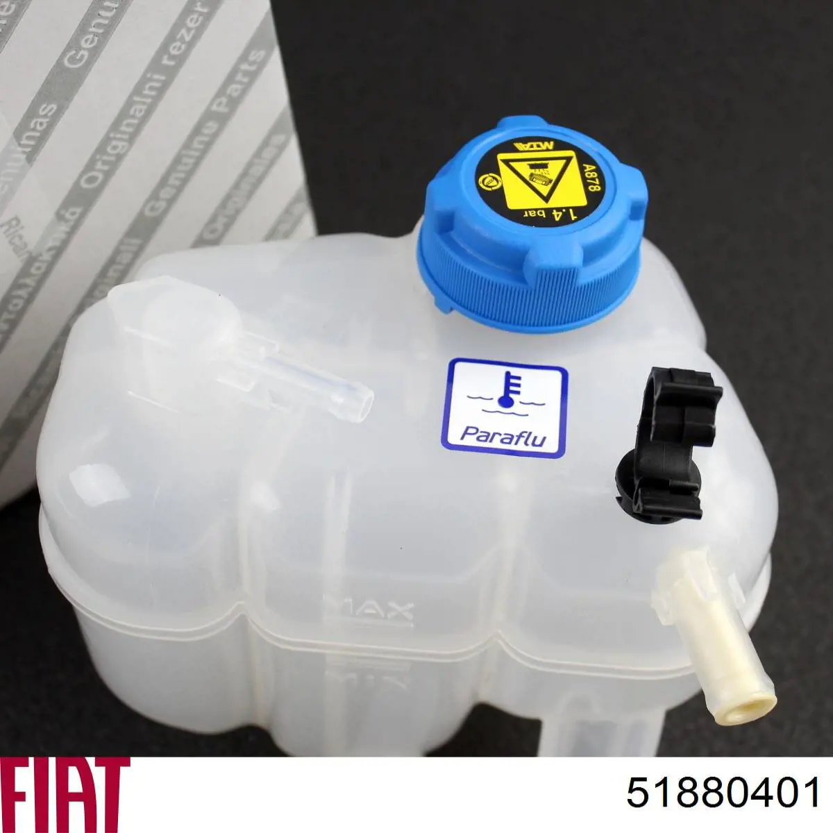 Бачок системи охолодження 51880401 Fiat/Alfa/Lancia