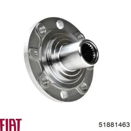 Маточина колеса передня Fiat/Alfa/Lancia 51881463 ціна, від 15.87 USD