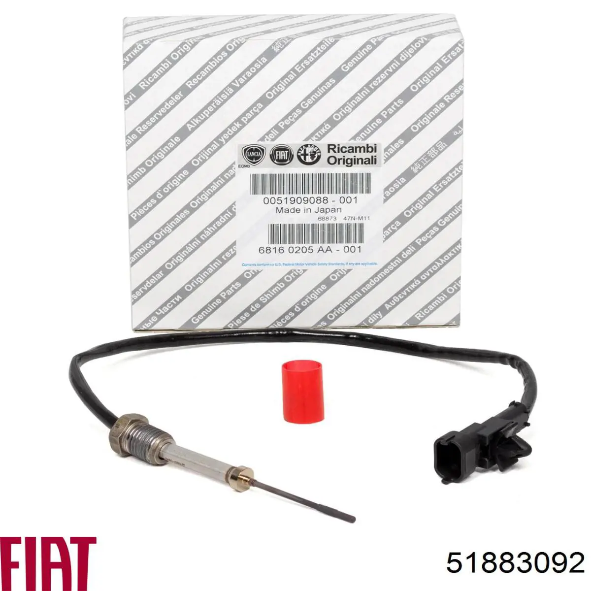 Купити FT80215 Fast Датчик температури відпрацьованих газів (ВГ), перед фільтром сажі