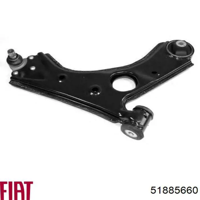 Важіль передньої підвіски нижній, правий Fiat/Alfa/Lancia 51885660 ціна, від 49.32 USD