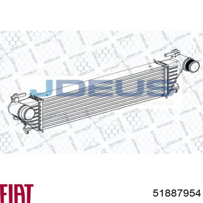 Система охолодження наддувочного повітря Fiat/Alfa/Lancia 51887954 ціна, від 87.52 USD