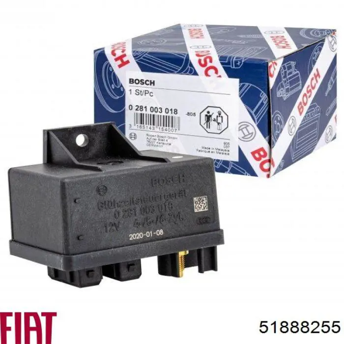 Реле накалу Fiat/Alfa/Lancia 51888255