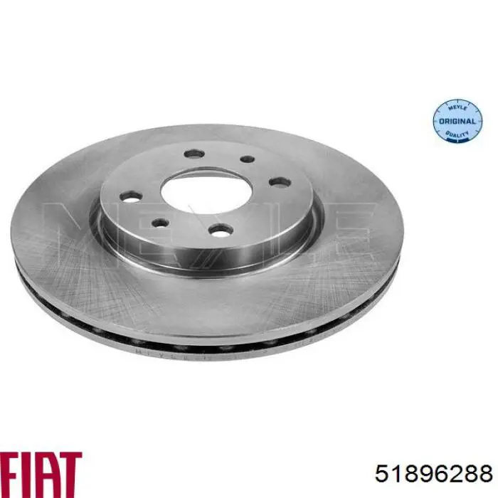 Диск переднього гальма Fiat/Alfa/Lancia 51896288 ціна, від 28.78 USD