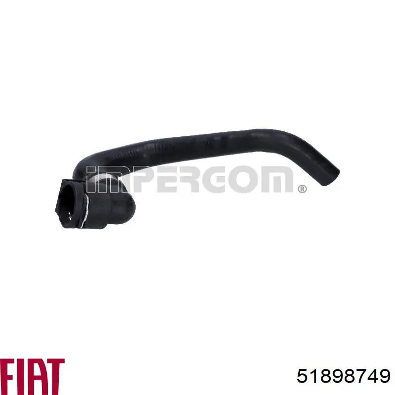 Шланг розширювального бачка, нижній Fiat/Alfa/Lancia 51898749 ціна, від 8.11 USD