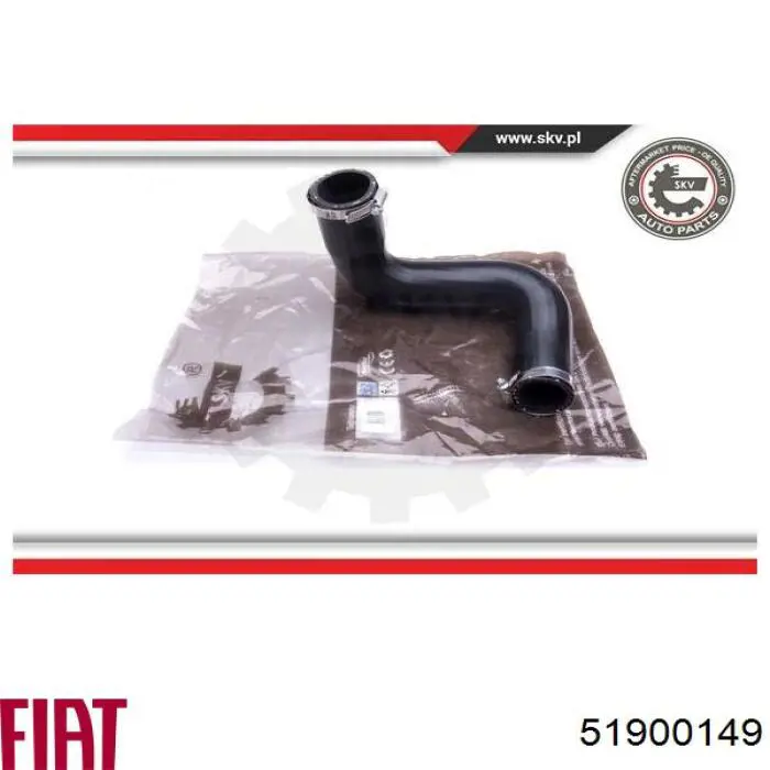 Купити 51900149 Fiat/Alfa/Lancia Шланг/патрубок интеркуллера