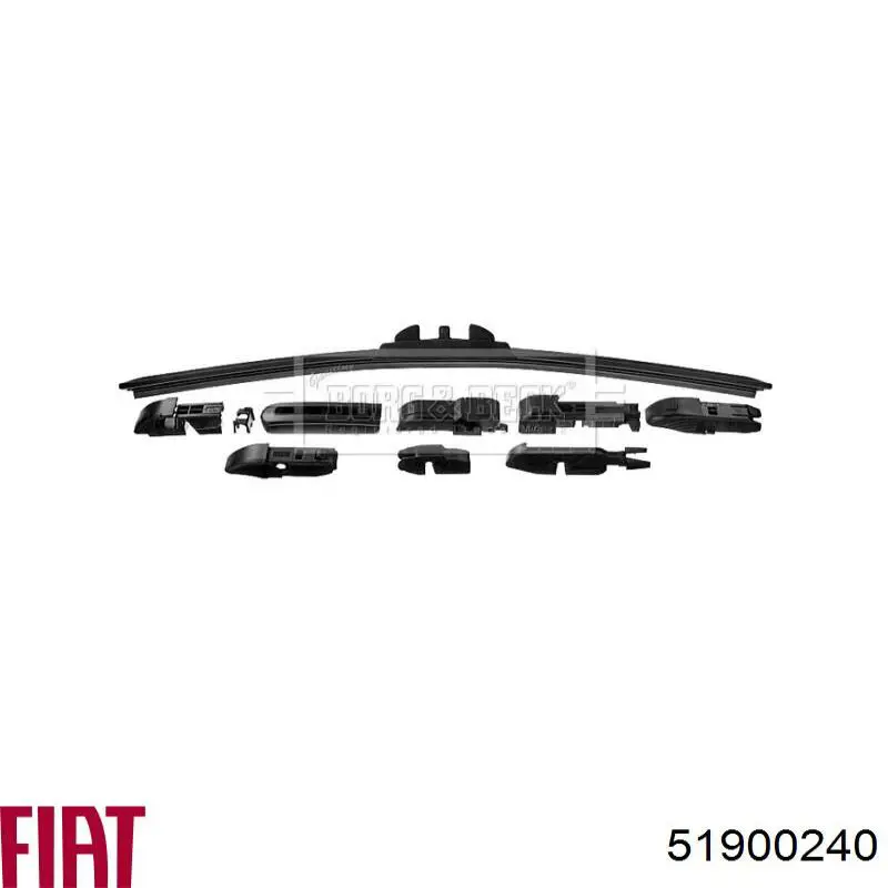 Щітка-двірник лобового скла, пасажирська 76630T0AA02 Honda