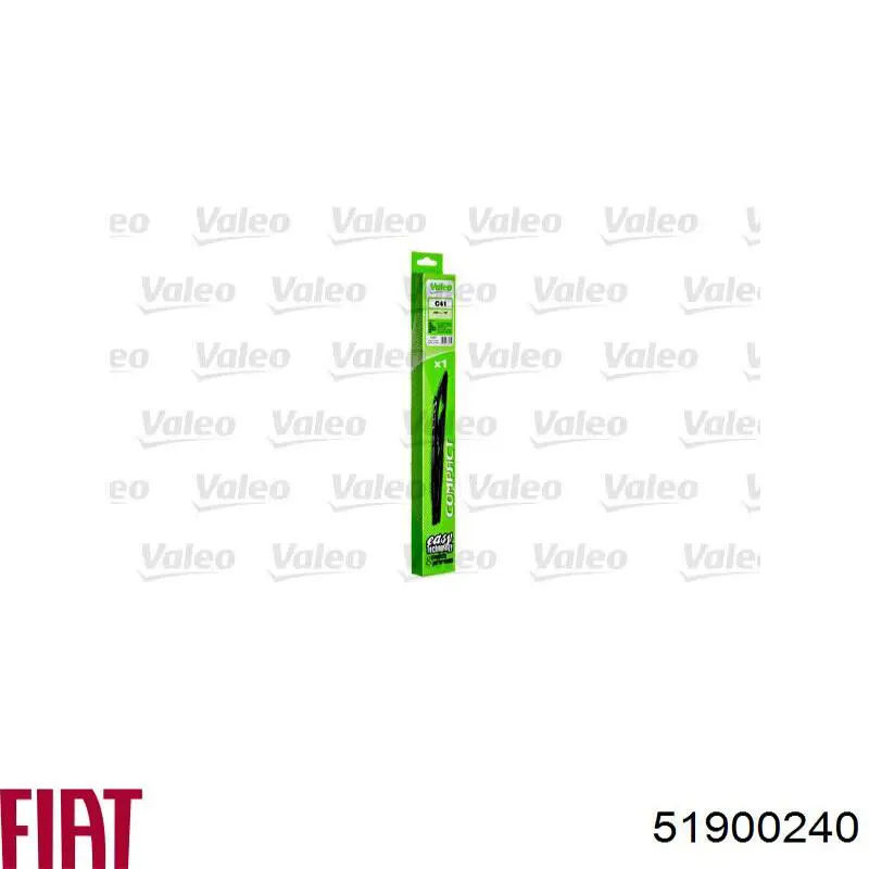 Щітка-двірник лобового скла, пасажирська Fiat/Alfa/Lancia 51900240 ціна, від 7.20 USD